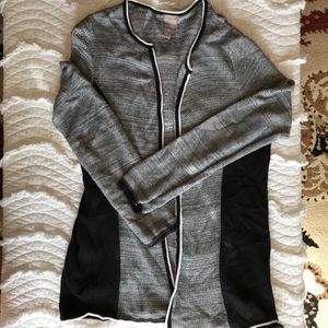 Black and white Chico’s sweater